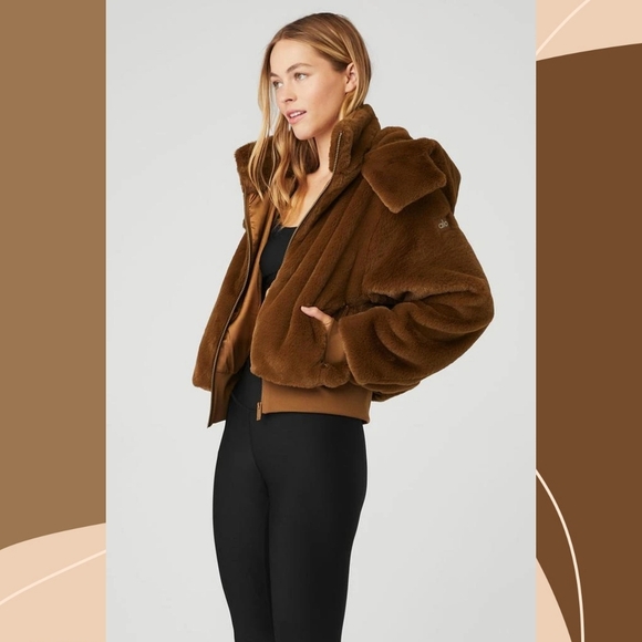 ALO Yoga Jackets & Blazers - ALO YOGA FAUX FUR FOXY JACKET